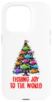 iPhone 15 Pro Fishing Joy To The World Fish Christmas Tree Case