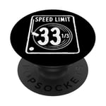 Speed Limit 33 1/3 RPM Vinyl Record Album de Musique DJ PopSockets PopGrip Adhésif