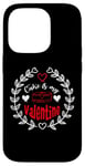 Coque pour iPhone 14 Pro Cake Is My Valentine Funny Valentine's Day Cake Lovers