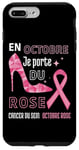 Coque pour iPhone 7 Plus/8 Plus En Octobre Je Porte Du Rose Solidarité Cancer Du Sein