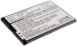 Yhteensopivuus  Nokia N9 64G, 3.7V, 1250 mAh