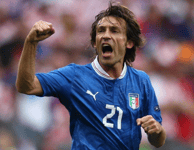 Maillot Italie Équipe Nationale UEFA Andrea Pirlo