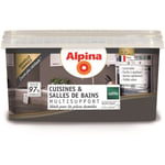 Alpina - Peinture Acrylique Multisupports - Cuisine & Salle de Bains - Satin - 2,5L Finition: Satiné - Couleur: Granit