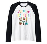 I'll Be In My Office Garden Lover Gardening Raglan Baseball Tee