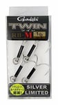 Gamakatsu Twin hook RB-M Silver Limited # 1/0 Qty. 4 twin hook NEW from Japan