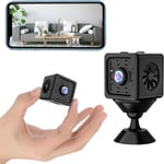 Mini caméra espion sans fil cachée WiFi,Mini caméra 1080p Full HD 1080p,Petite caméra de surveillance de sécurité à domicile avec détection de mouvement/vision nocturne,Contrôle par application