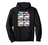 Teenage Mutant Ninja Turtles Today I Feel Vintage Pop Box Up Pullover Hoodie