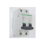 Schneider Electric - Disjoncteur 20A 2P courbe c 10kA bornes vis C60H schneider 25044