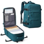 SZLX Bagage Cabine 40x20x25 pour Ryanair Sac à Dos Voyage Cabine 40x20x25 Ryanair Bagage à Main Avion Femme Sac à Dos pour Ordinateur Portable 14 pouces Sac à Dos Homme Travail et Sport Bleu paon