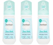 3 x FEMFRESH Foam Wash - Rose & Cotton Flower  (150ml)  **only £7.65/unit**