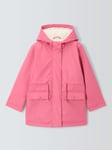 John Lewis Kids' PU Rain Mac, Pink