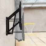 FORZA Wall Mounted Basketball Hoop & Backboard | ADJUSTABLE HEIGHT | Kids/Adults