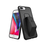 adidas Sports Grip Case iPhone 6+/6s+/7+/8+, Coque résistante aux Chutes, Bords surélevés, Noir