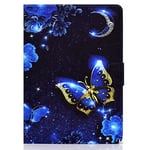 JIan Ying Case for Lenovo Tab M10 Plus/Smart Tab M10 FHD Plus 10.3 Inch Slim Lightweight Protector Cover Blue butterfly