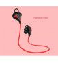 Ecouteurs Bluetooth Sport pour GOOGLE Pixel 4 Smartphone Sans Fil Bouton Son Kit Main Libre INTRA-AURICULAIRE Universel - ROUGE