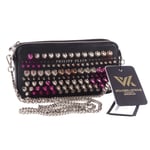 PHILIPP PLEIN WBB0502 Mini sac de soirée Shoulder Studded luxe limité OP : 13...