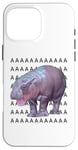 Coque pour iPhone 16 Pro Max Moo Deng Bébé Hippopotame