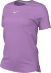 Nike Women's Shirt W NK One DF SS STD Top, Rush Fuchsia/White, DD0638-532, XL