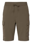 Lindbergh Relaxed Suit Cargo Shorts Khaki Green