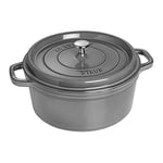 Staub Cocotte ronde 6 l 7-qt Graphite Gray