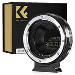 K&F Concept EF-EOS M Auto Focus Lens Adapter, Electronic EF EF-S Lens to EOS-M Camera Converter with Removable Tripod Mount, Compatible with Canon EOS M3 M5 M6 M10 M50 M100 M200