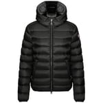 Veste Colmar  Doudoune Courte  Capuche Fixe Noir Dark Steel