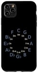 iPhone 11 Pro Max Circle Of Fifths/Fourths Music Theory Tool for Musicians Case