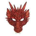 Bristol Novelty BM552 Masque rouge de dragon, pour homme ou femme, taille unique Halloween