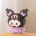 (15 - Su dėžute)Kuromi Mini Rakennuspalikat Super Mario Sarjakuva Anime Figuuri Kuva Lasten Palapeli Kokoonpano Lelu Palikat Joulun syntymäpäivälahja