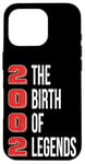 Coque pour iPhone 16 Pro Anniversaire 2002 La naissance des légendes