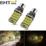 BMTxms 2x För Toyota C-HR Corolla Rav4 Yaris Avensis Camry CHR Auris Hilux 921 W16W T15 LED Canbus Backup Backljus för bil White