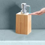 Bamboo Soap Dispenser Pump Soap Container Shampoo Dispenser  Bathroom