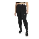 Nike Pro 365 Women's Leggings (Plus BLACK/WHITE, storlek 3X Plus Size (22W - 24W)