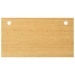 Bordplade til skrivebord 100x60x4 cm bambus