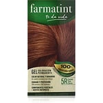 Farmatint 5R Castaño Claro Cobrizo. Tinte permanente. Cabello natural y color duradero. Sin amoníaco ni parabenes ni parafinas ni siliconas.