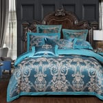 Bedding Set Duvet Covers Full Queen Size Comforter Set Duvet Cover Sets Duvet Covers King Size Cotton King Size Cotton Double Duvet Covers Set Silk 4pcs Satin Jacquard Embroidery Duvet Covers Double