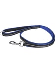 Julius-K9 POWAIR leash - blue - 1.2 m with handle - small carabiner