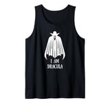 I Am Dracula - Bram Stoker Vampire Halloween Quote Tank Top