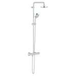 GROHE New Tempesta Cosmop. System Shower System with Thermostat for Wall Mounting Chrome 27922000