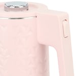 (Pink)304 Stainless Steel Electric Tea Kettle With BPA Handle 2L Capacity