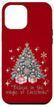 iPhone 12 Pro Max Believe in the magic of Christmas, Tree Case