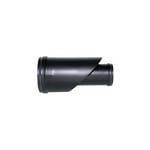 Cheminee coaxial Raccord coaxial noir d. 80/130 ce en acier 316 pour poele a pellets Fabrique en Italie uni 1856/2