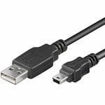 Câble Mni USB 1m Compatible Avec Motorola Wacom Canon Nikon Caméras Lecteurs_