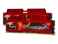 G.Skill Ripjaws-X - Ddr3 - Sats - 16 Gb: 2 X 8 Gb - Dimm 240-Pin - 1866 Mhz / Pc3-14900 - Cl10 - 1.5 V - Ej Buffrad - Icke Ecc