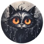 Slipmat Kitty Tapis de Tourne-Disque en Caoutchouc pour Gramophone 30,5 cm (12")