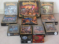 Avalon Hill HeroQuest Main Game and 11 Expansions Bundle MOST SEALED