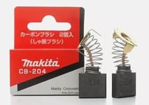 Makita Lot de 2 balais de charbon de rechange CB204-16,2 x 17,9 x 7 mm - Pièces de rechange Makita