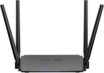 Router WiFi5 1200Mbps,Routeur sans Fil Double Bande 5GHz+2.4GHz avec 4x5dBi Antennas,10/100Mbps WAN/LAN,Supporte Le Mode Routeur/AP/Repeater,Beamforming Tech.[Y228]