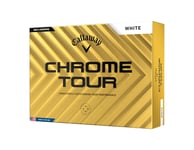 Callaway Golf Ball CHROME TOUR 24 1 Dozen 4 Piece Type White