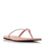 Havaianas Womens Ladies - Slim Metallic Strap Flip Flop - Blush - Size EU 41